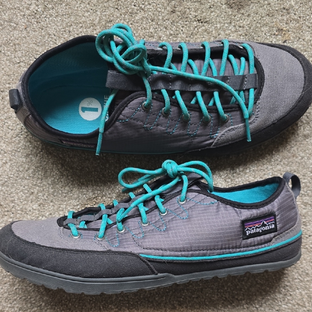 Patagonia Gray and Teal Women's Shoes